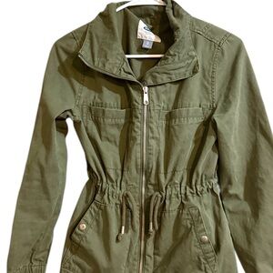 Olive Green Utility Jacket